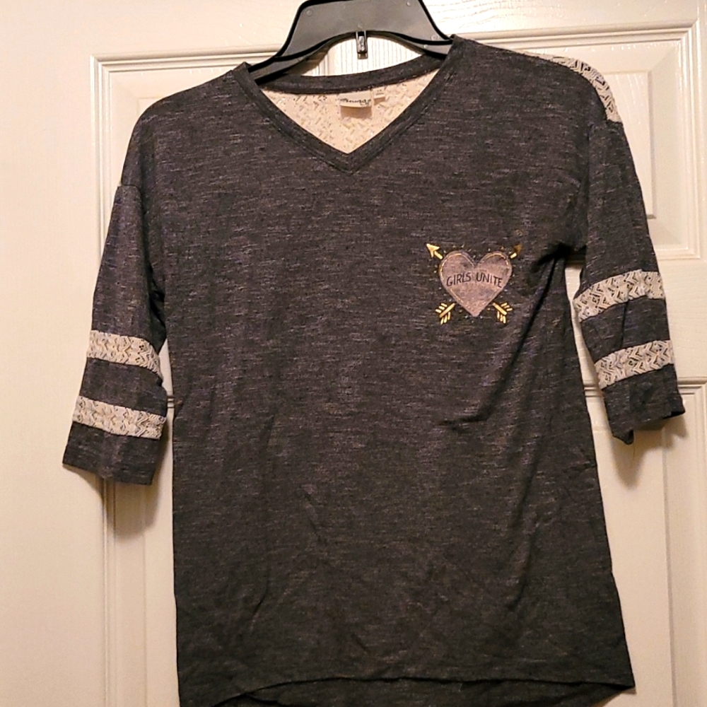 Mudd girls 3/4 shirt size 14